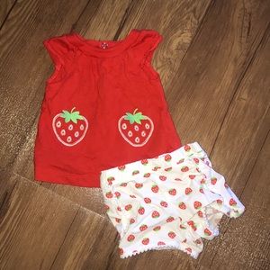 Carter’s Strawberry Outfit